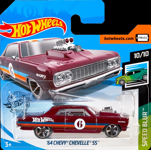 Hot Wheels 1:64, 1pc, assorted models, 3+