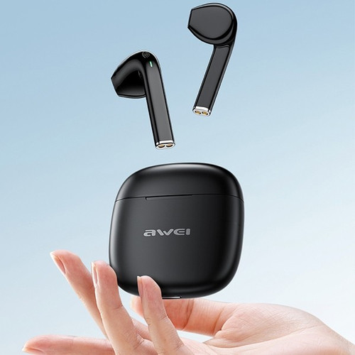 Awei Headphones Earphones Bluetooth 5.3 T26 Pro TWS Black