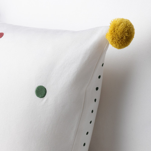 NATTSLÄNDA Cushion cover, dot pattern multicolour, 40x65 cm
