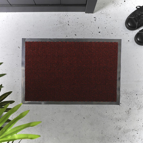 Door Mat 40x60 cm, dark red