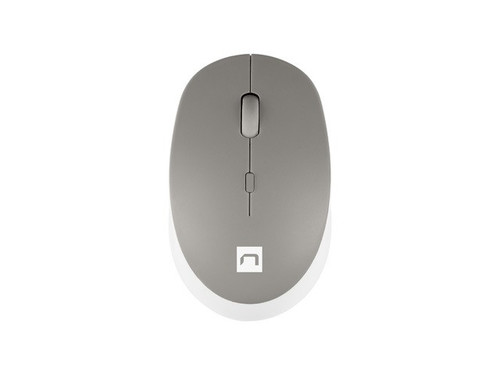 Natec Wireless Mouse Harrier 2, white-grey