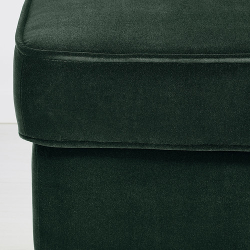 STRANDMON Footstool, Djuparp dark green