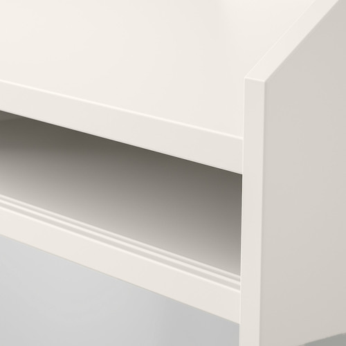 HAUGA Desk, white, 100x84 cm