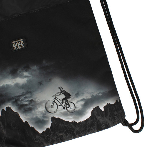 Drawstring Bag School Shoes/Clothes Bag Mountain Bike