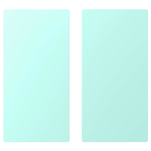 SMÅSTAD Door, pale turquoise, 30x60 cm