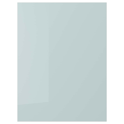 KALLARP Door, high-gloss light grey-blue, 60x80 cm