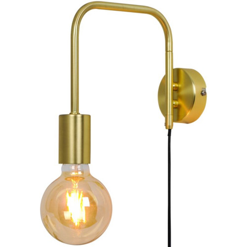 GoodHome Wall Lamp Ghlin 1-p E27, gold