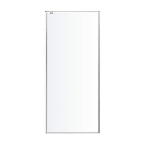 GoodHome Shower Wall Panel Ezili 80 cm, chrome/transparent