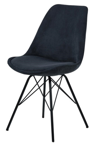 Chair Eris, corduroy, anthracite