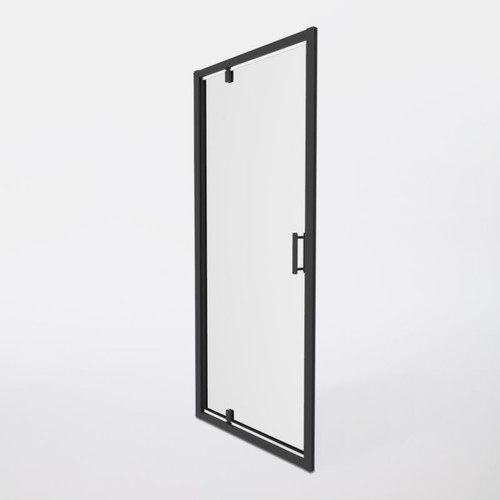 GoodHome Shower Door Beloya 80 cm, black/transparent