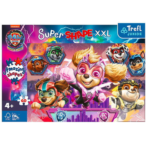 Trefl Children's Puzzle XXL Super Shape Paw Patrol 60pcs 4+