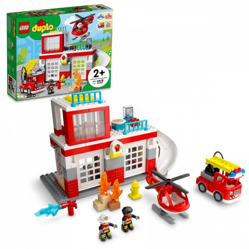 LEGO Duplo Fire Station and Helicopter 24m+