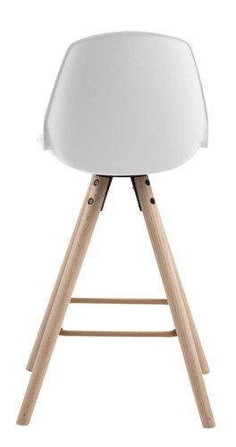 Bar Stool Oslo, high, white