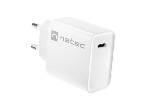 Natec USB Charger Ribera EU Plug 1x USB-C