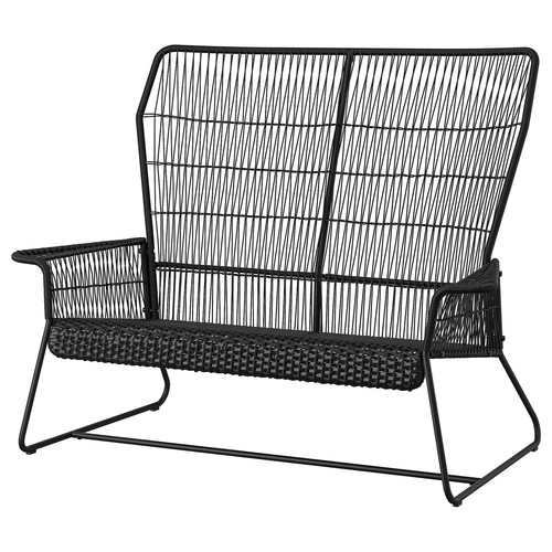 TALLSKÄR 2-seat sofa, outdoor, anthracite