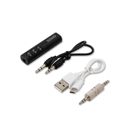 Savio Adapter Bluetooth Transmitter AUX Jack 3.5 Savio TR-11/B, black