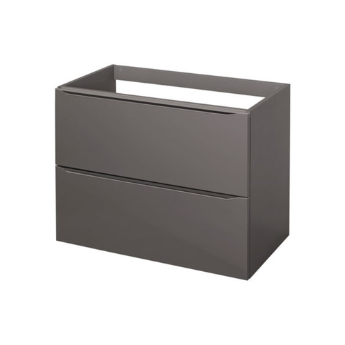 Wall-mounted Basin Cabinet GoodHome Imandra 80cm, grey