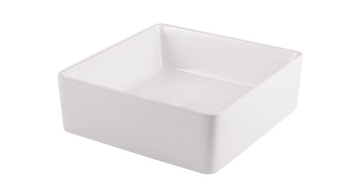 Ceramic Countertop Basin GoodHome Padma 38.5x38.5cm, white