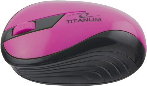 Esperanza Wireless Optical Mouse 1000DPI TM114P, pink-black