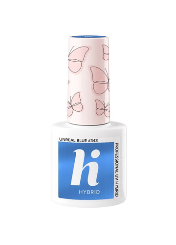 Hi Hybrid Nail Polish Butterfly #343 Unreal Blue 5ml