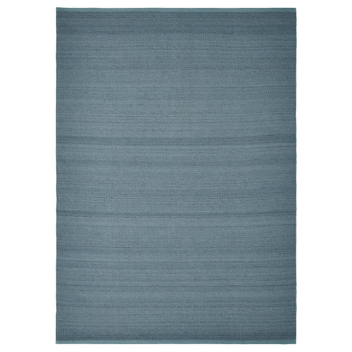 TIDTABELL Rug, flatwoven, grey-blue, 170x240 cm