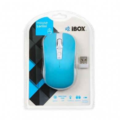 iBOX Wireless Optical Mouse LORIINI PRO, blue