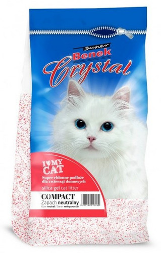 Benek Crystal Silica Gel Cat Litter Compact 7.6L / 3.2kg