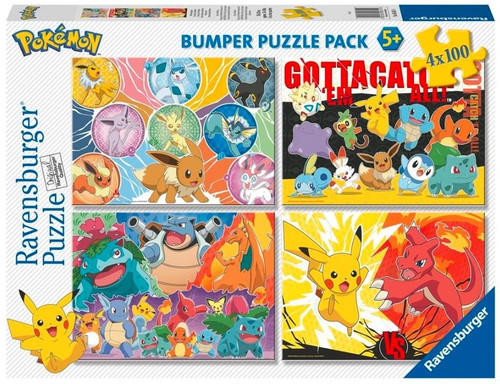 Ravensburger Jigsaw Puzzle Pokemon 4x100 5+