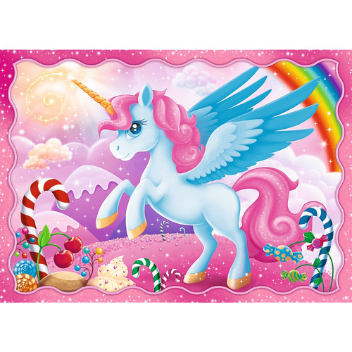 Trefl Children's Puzzle 4in1 Unicorns & Magic 4+