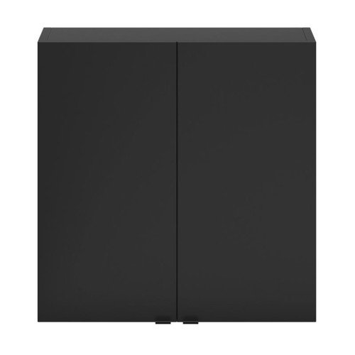 GoodHome Bathroom Wall Cabinet Imandra 60 x 60 x 15 cm, matt black