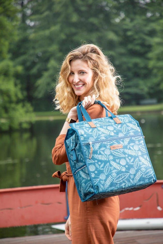 Newlooxs Bicycle Bag Forest Lilly, blue