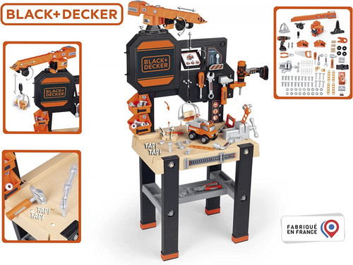 Smoby Black+Decker Builder Workbench Playset 3+