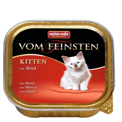 Animonda vom Feinsten Cat Food Kitten Beef 100g