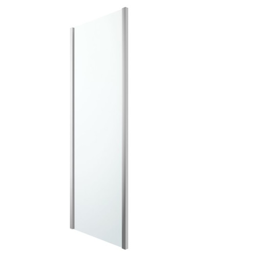 GoodHome Shower Panel Beloya 80 cm, chrome/transparent