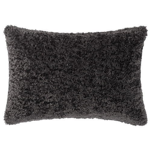 ÅSJORDFLY Cushion cover, dark grey, 40x58 cm