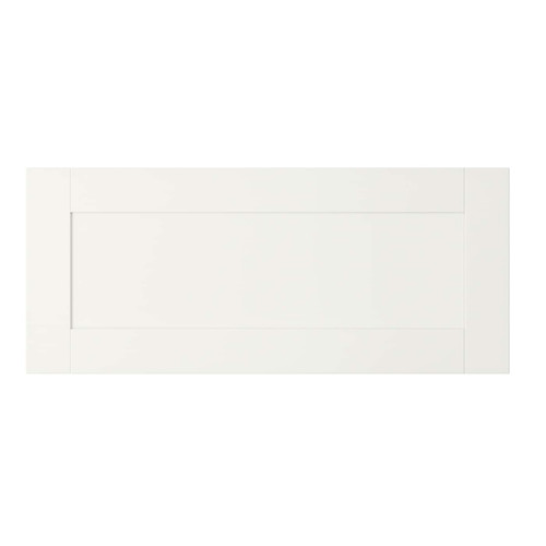 HANVIKEN Drawer front, white, 60x26 cm