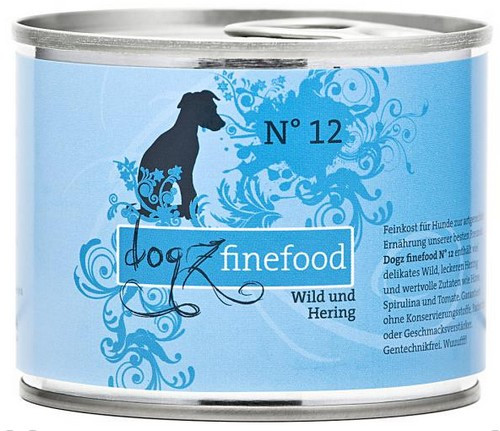 Dogz Finefood N.12 Dog Wet Food Wild & Herring 200g