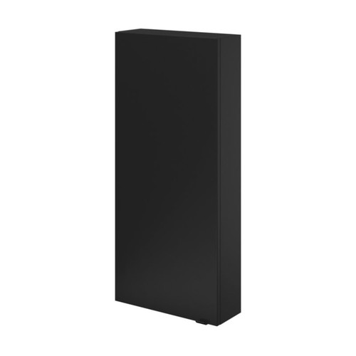 GoodHome Bathroom Wall Cabinet Imandra 40 x 90 x 15 cm, matt black