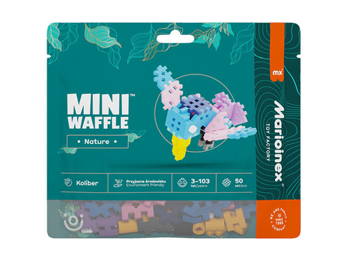 Marioinex Mini Waffle Blocks Set Humming-Bird 50pcs 3+