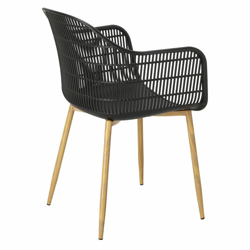 Chair Becker, black/natural