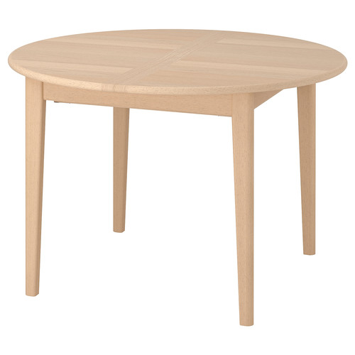 SKANSNÄS Extendable table, light beech/veneer, 115/170 cm