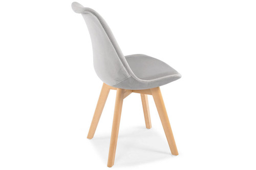 Upholstered Dining Chair Bolonia Lux, grey