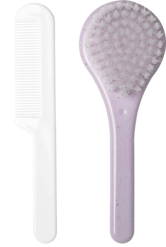 Luma Baby Brush & Comb Set Speckles Lila