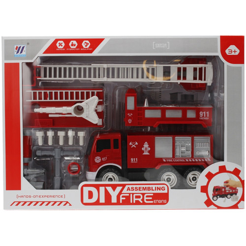 DIY Assembling Fire Truck 3+