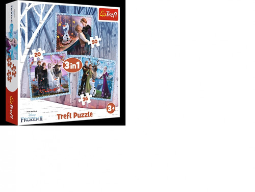 Trefl Children's Puzzle Frozen 3in1 3+