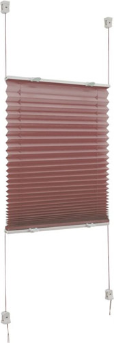 Pleated Blind Colours Caprera 62 x 150 cm, brown