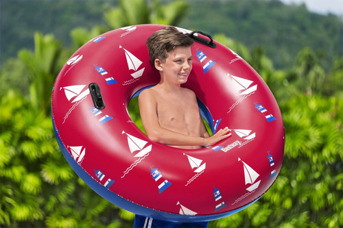 Bestway Inflatable Swim Ring 1.19m, red, 12+