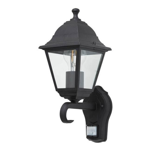 Outdoor Wall Lamp Vareness, motion sensor, 1 x 60 W E27, black