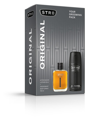 STR8 Gift Set for Men Original - After Shave Lotion & Deo Spray