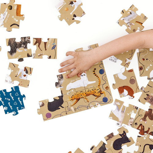 Czu Czu Jigsaw Puzzle Puzzlove Cats 60pcs 4+